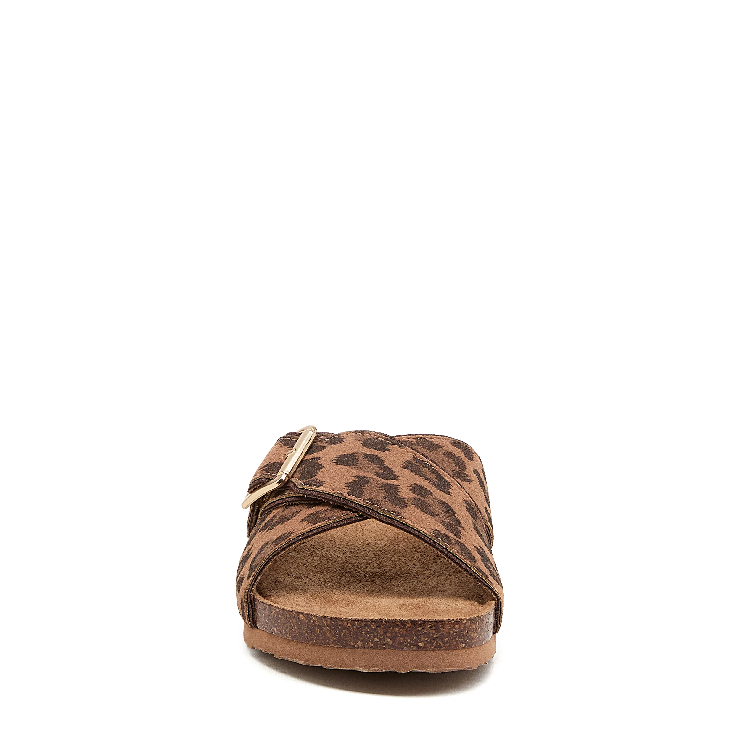 Annie Tan Leopard Print Sandals - Image 6