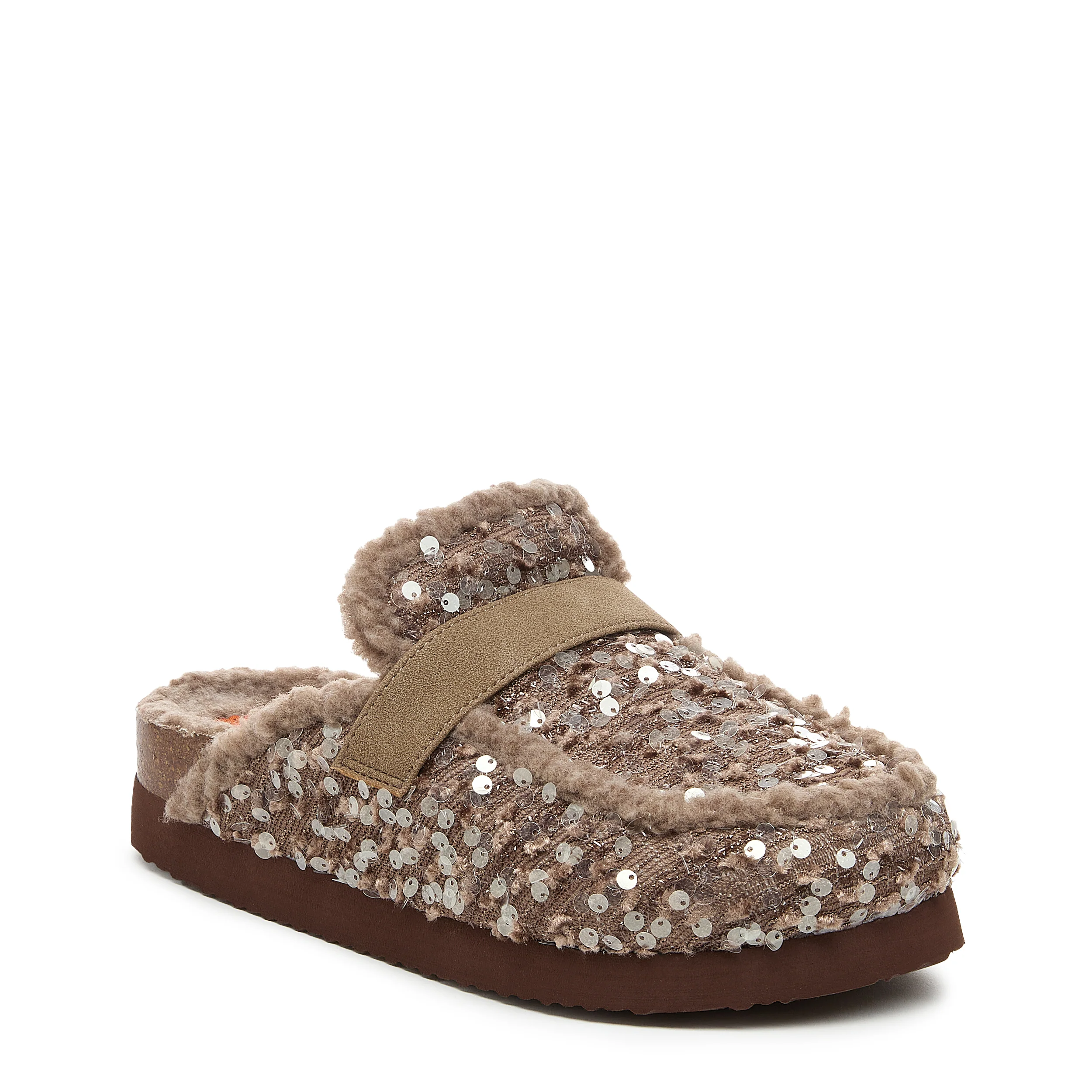 Artic Brown Sequin Mule - Image 2