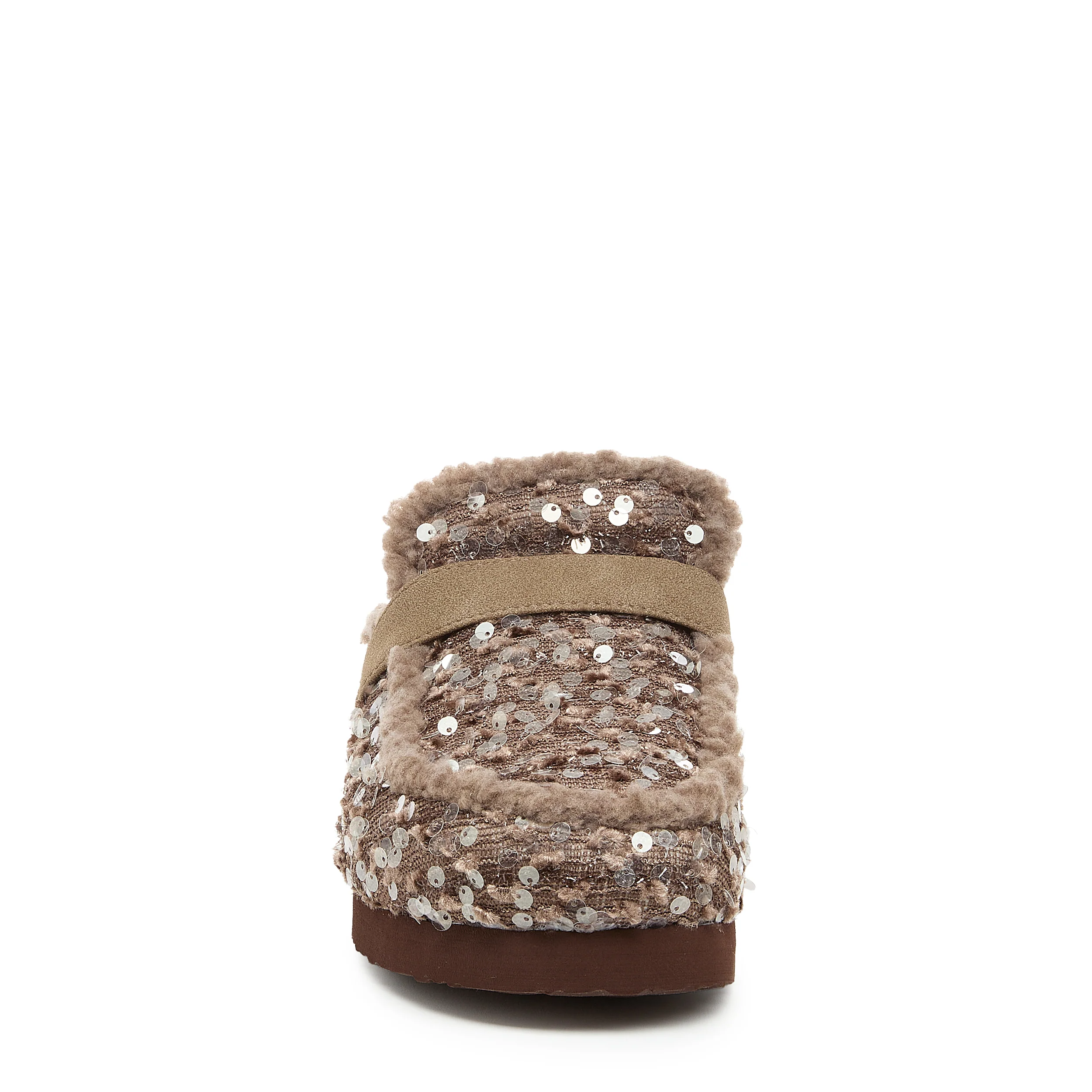 Artic Brown Sequin Mule - Image 5