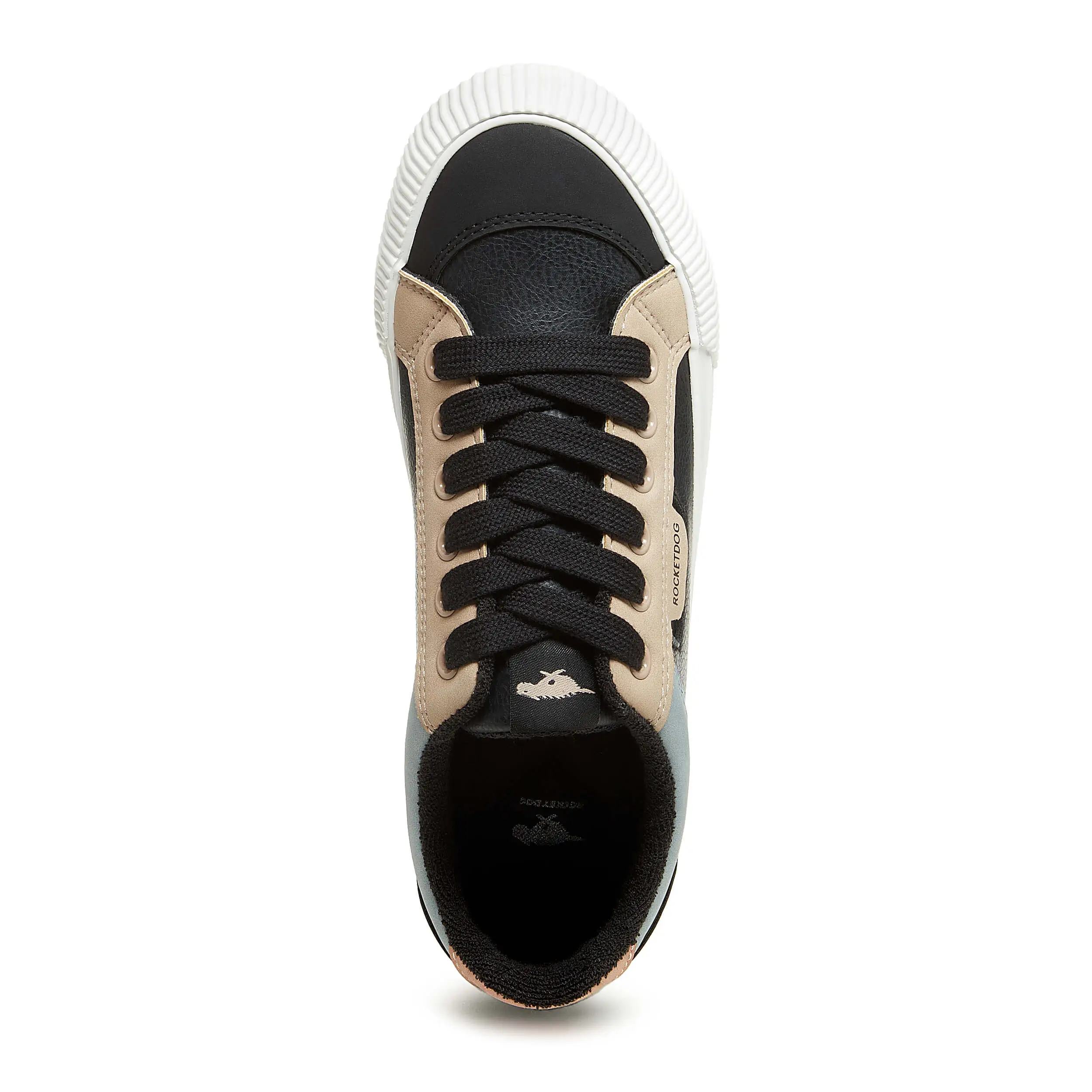 Cheery Black Color Block Sneaker - Image 7