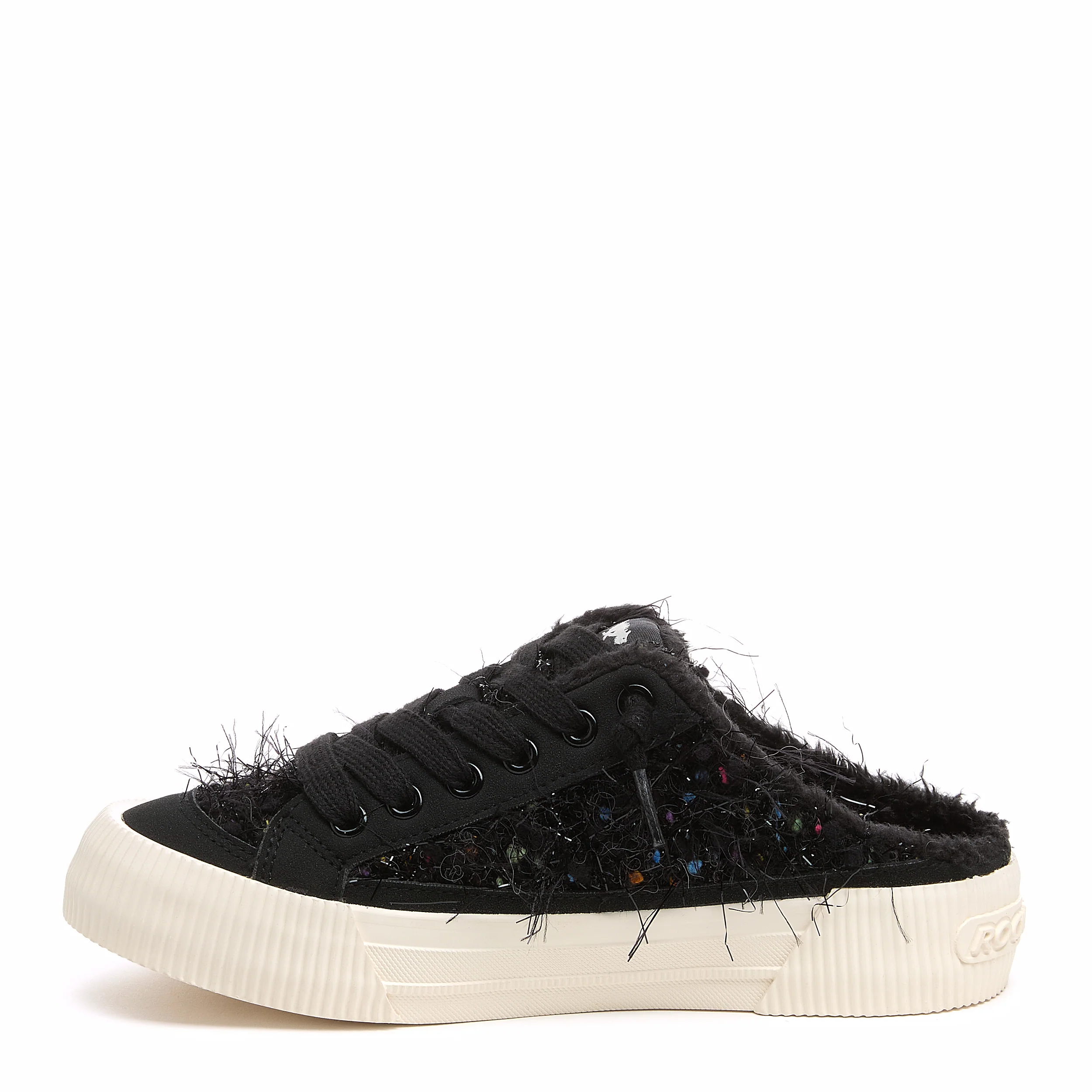 Cheery Black Glam Mule Sneaker - Image 3