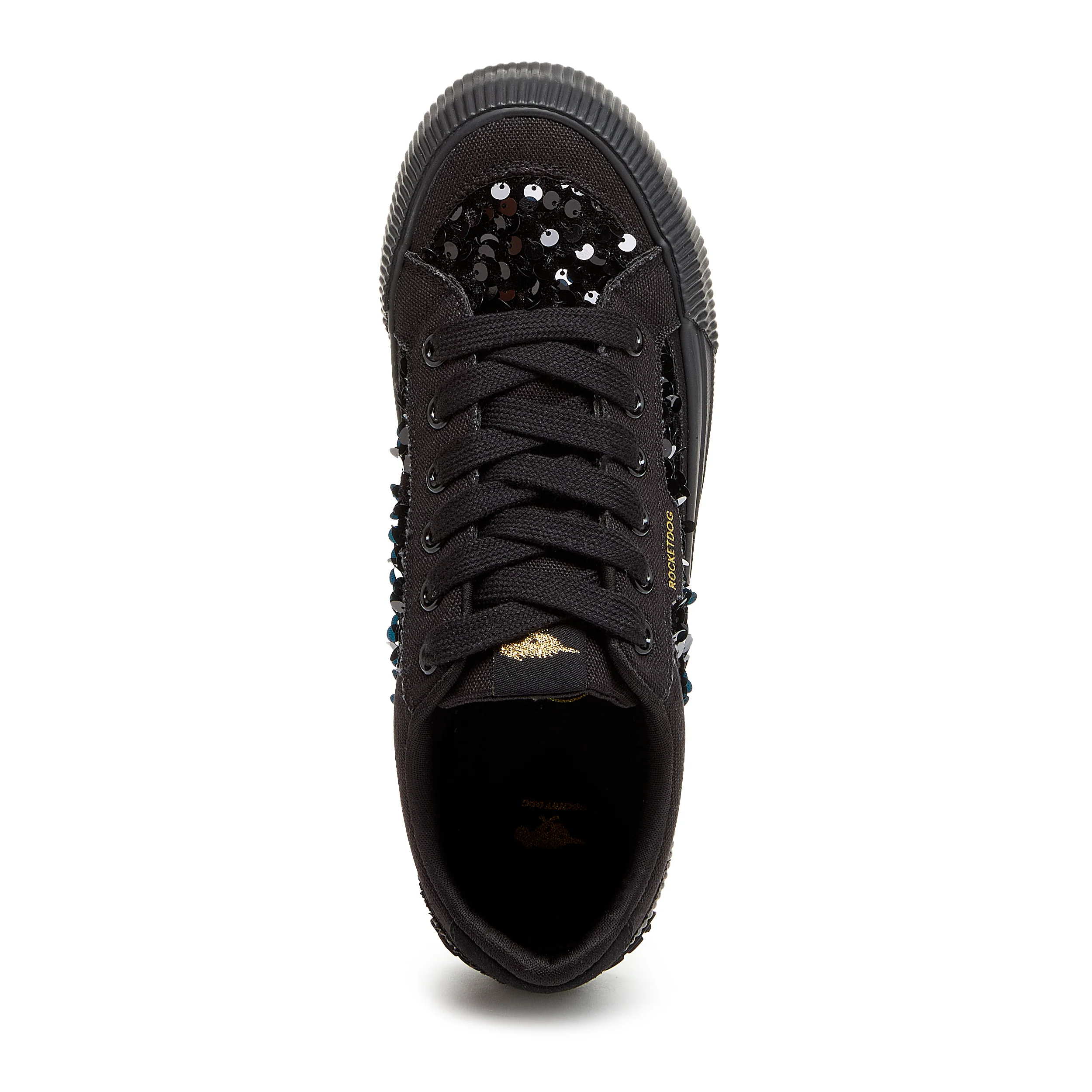 Cheery Black Sequin Sneaker - Image 7