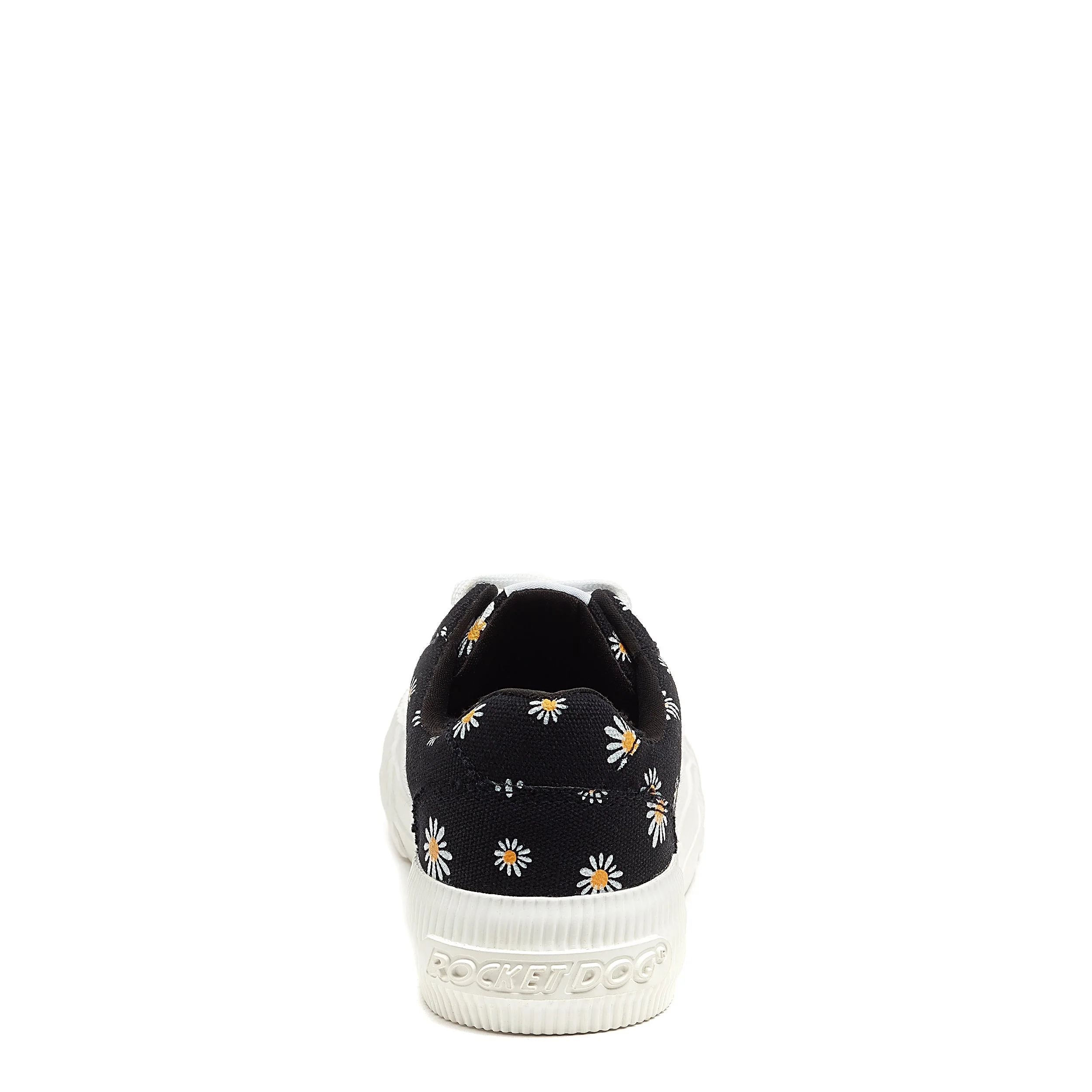 Cheery Daisy Print Black Sneaker - Image 4