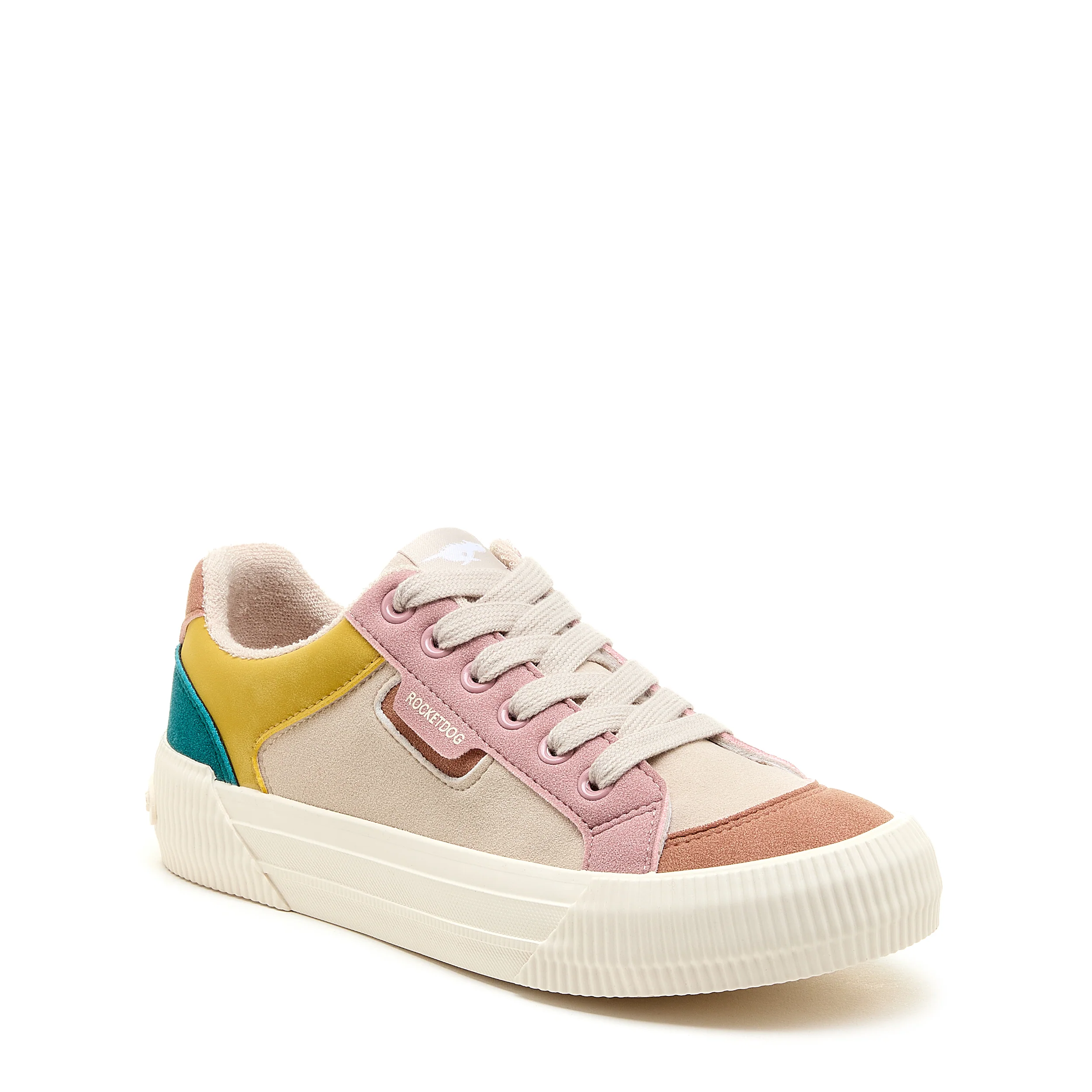 Cheery Natural Pastel Color Block Sneaker - Image 3