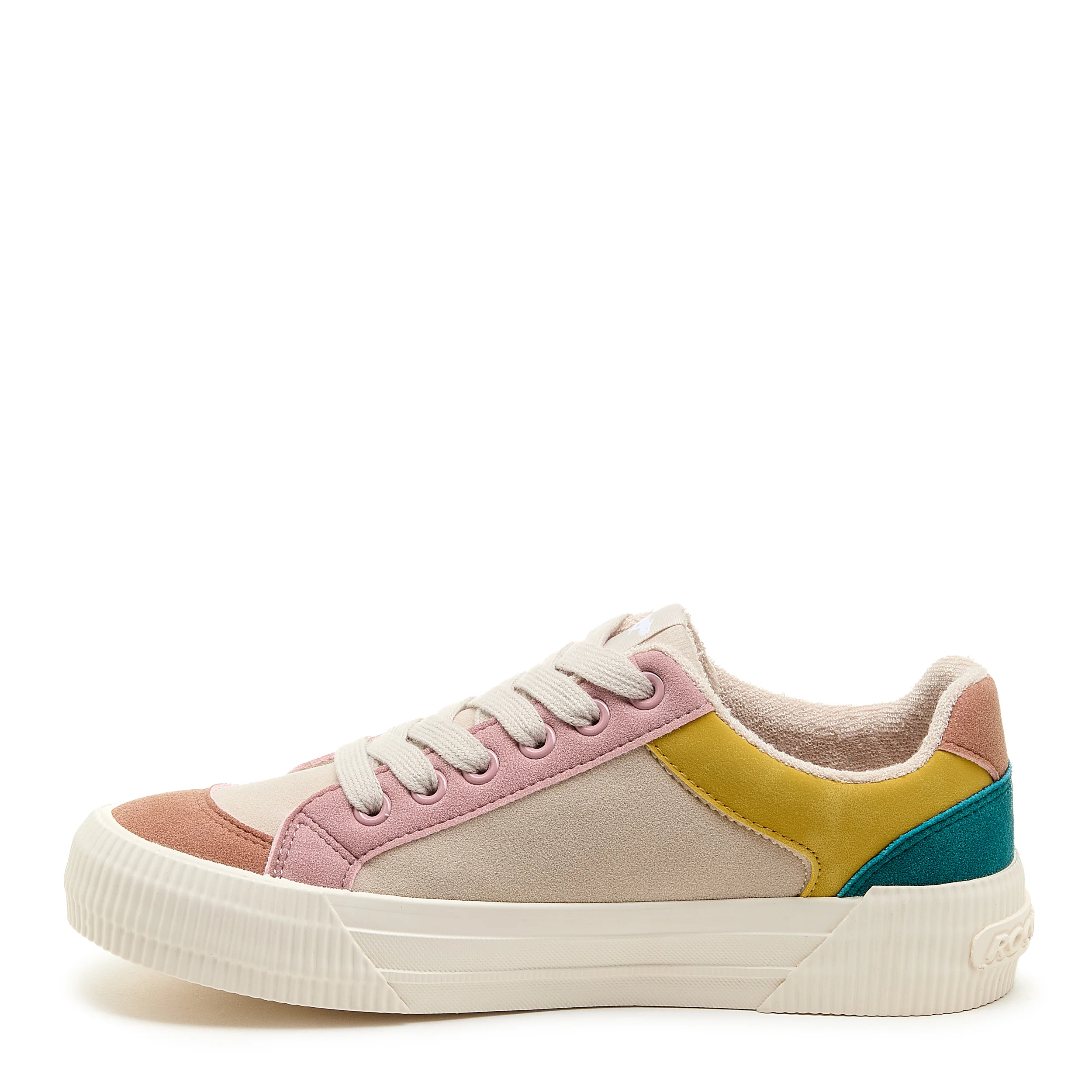Cheery Natural Pastel Color Block Sneaker - Image 4