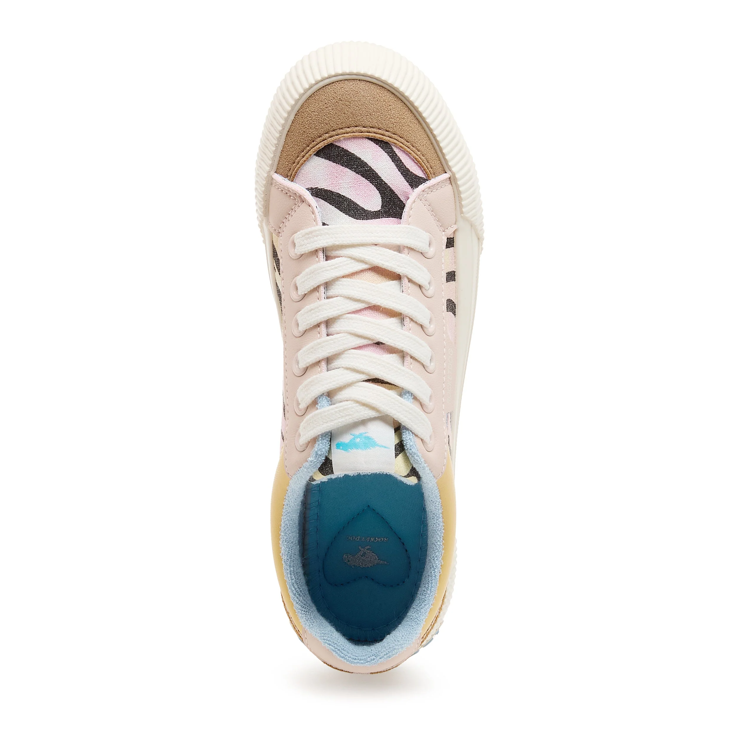 Cheery Peach Combo Color Block Sneakers - Image 6
