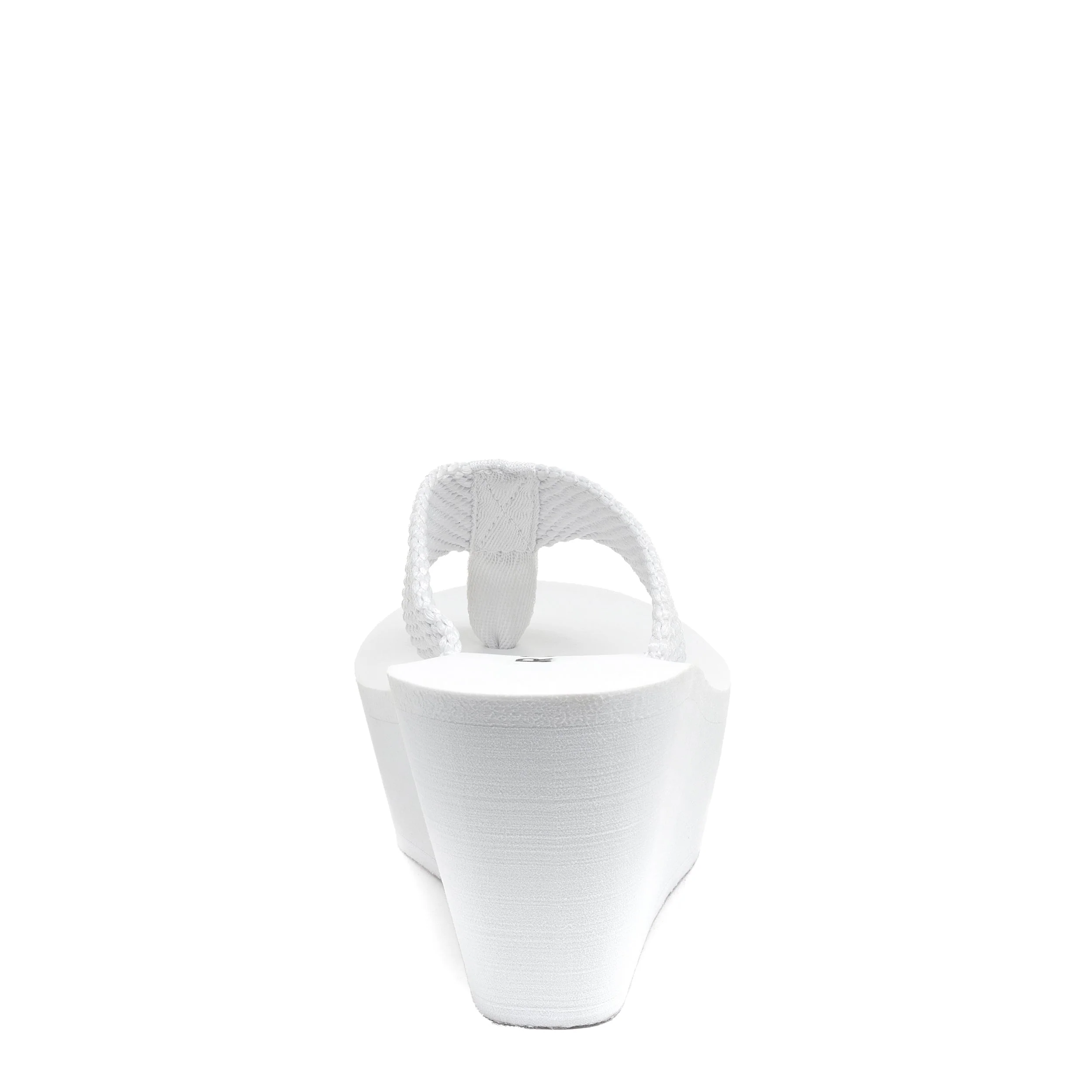 Diver White Wedge Flip Flop - Image 4