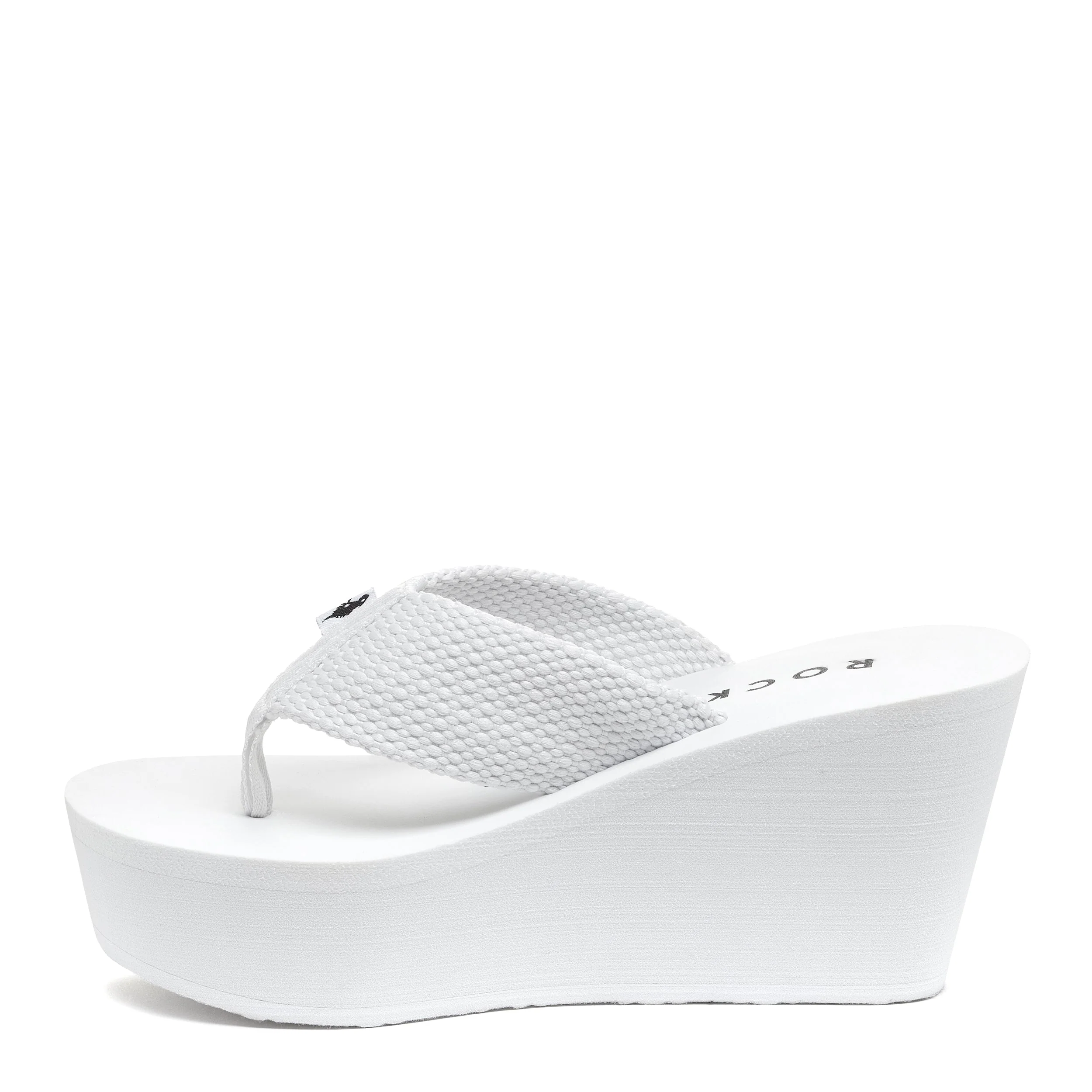 Diver White Wedge Flip Flop - Image 5