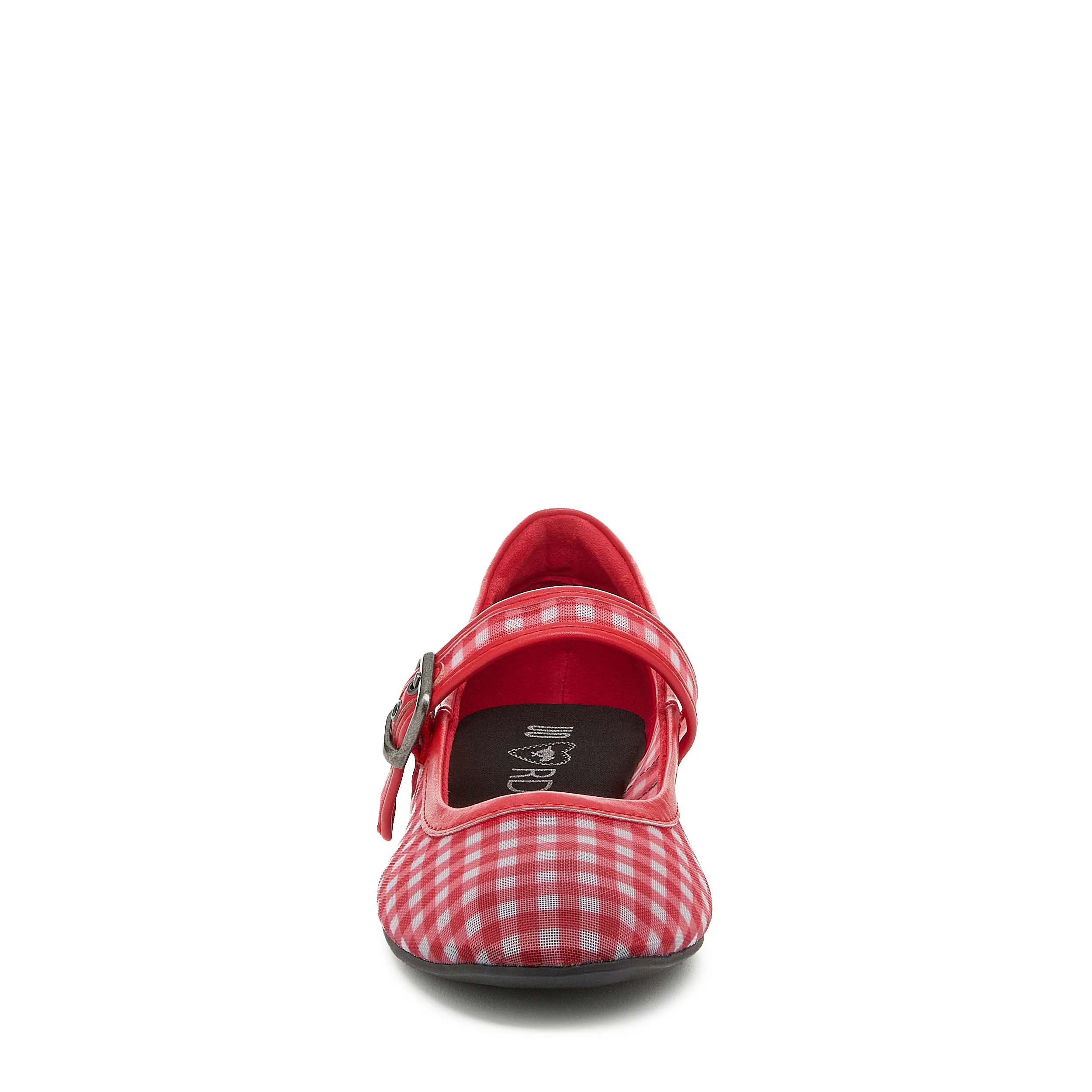 Emma Red Gingham Ballet Flat - Image 6
