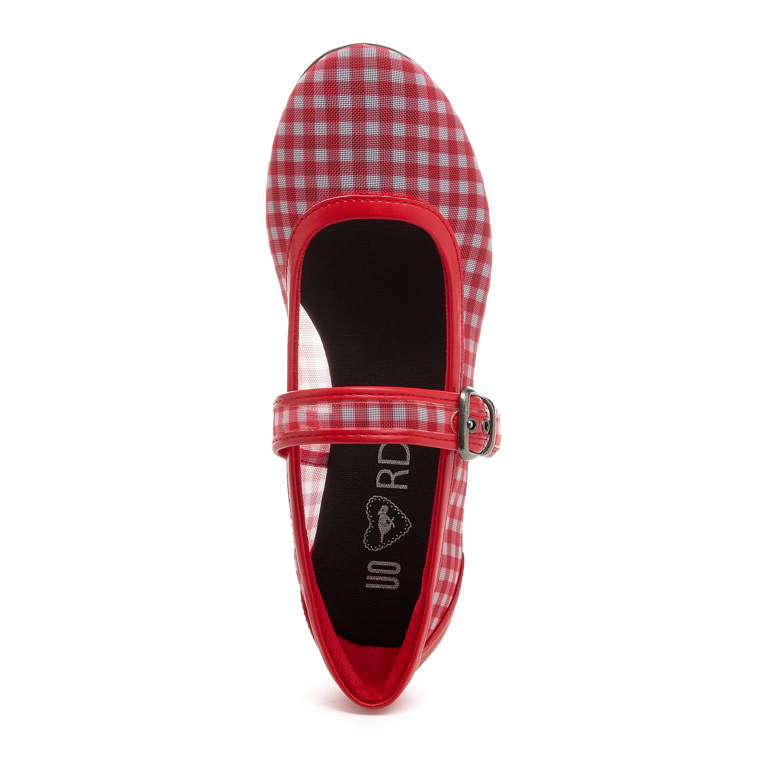 Emma Red Gingham Ballet Flat - Image 7