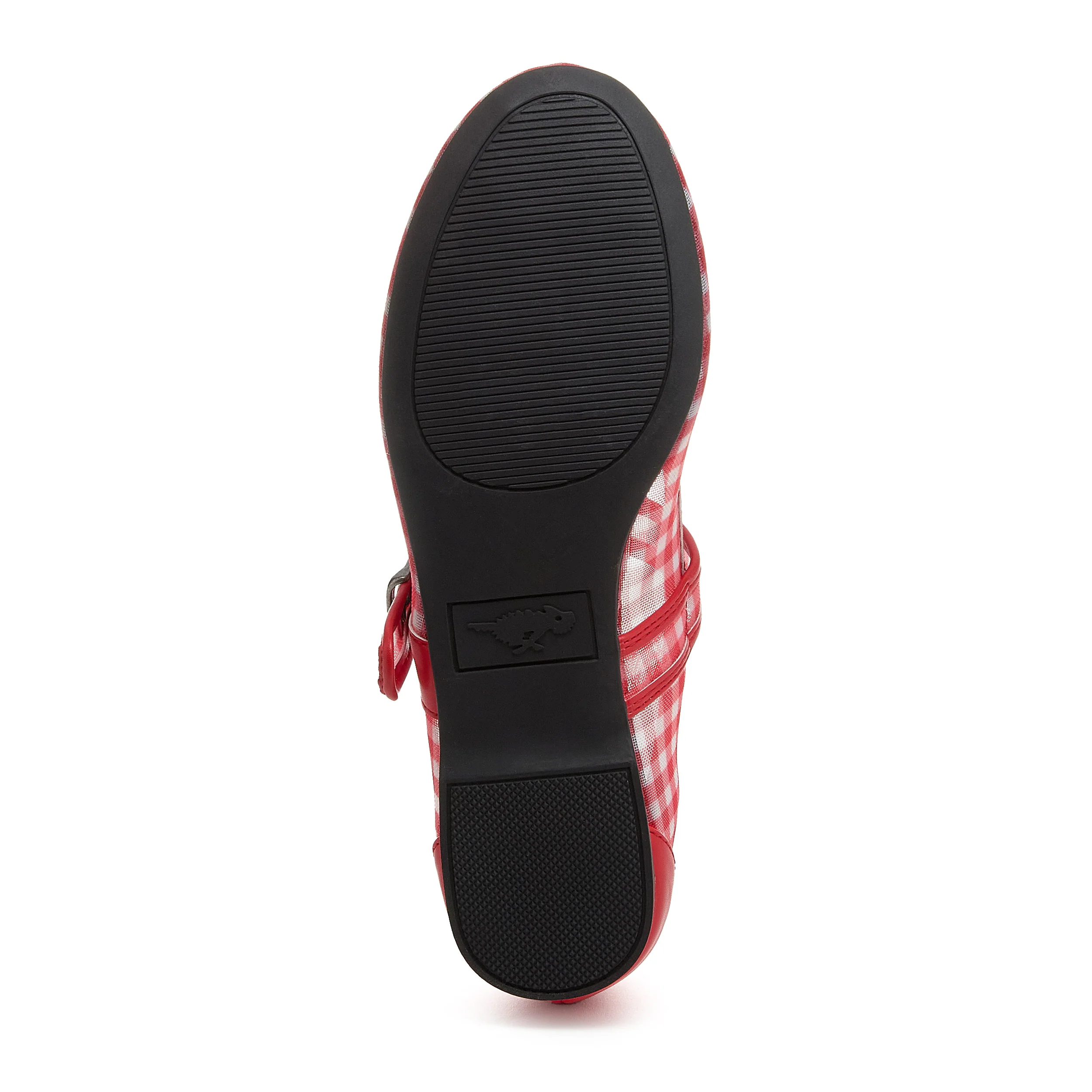 Emma Red Gingham Ballet Flat - Image 8