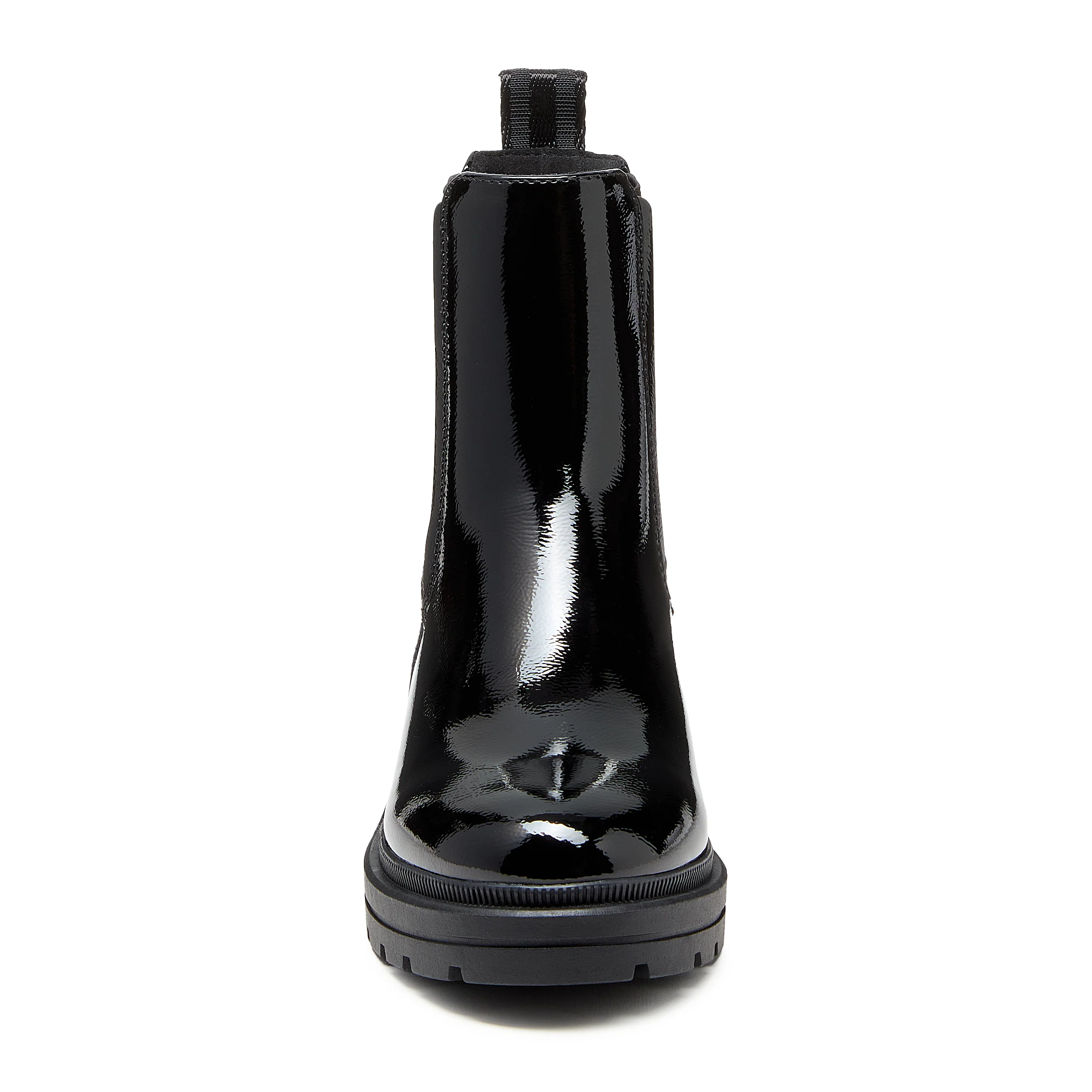 Iggie Black Patent Chelsea Boot - Image 5
