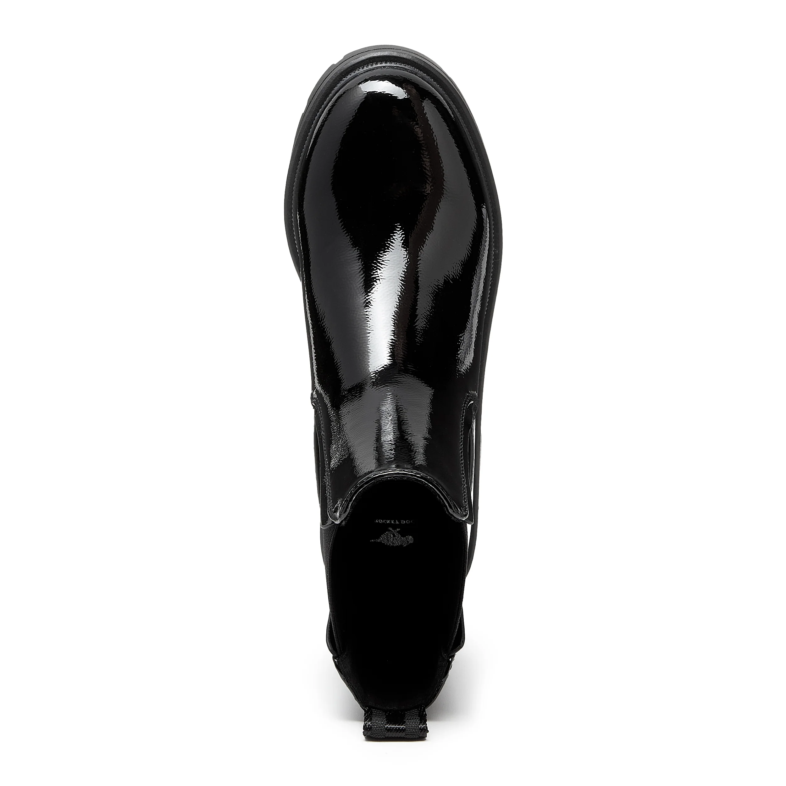 Iggie Black Patent Chelsea Boot - Image 6