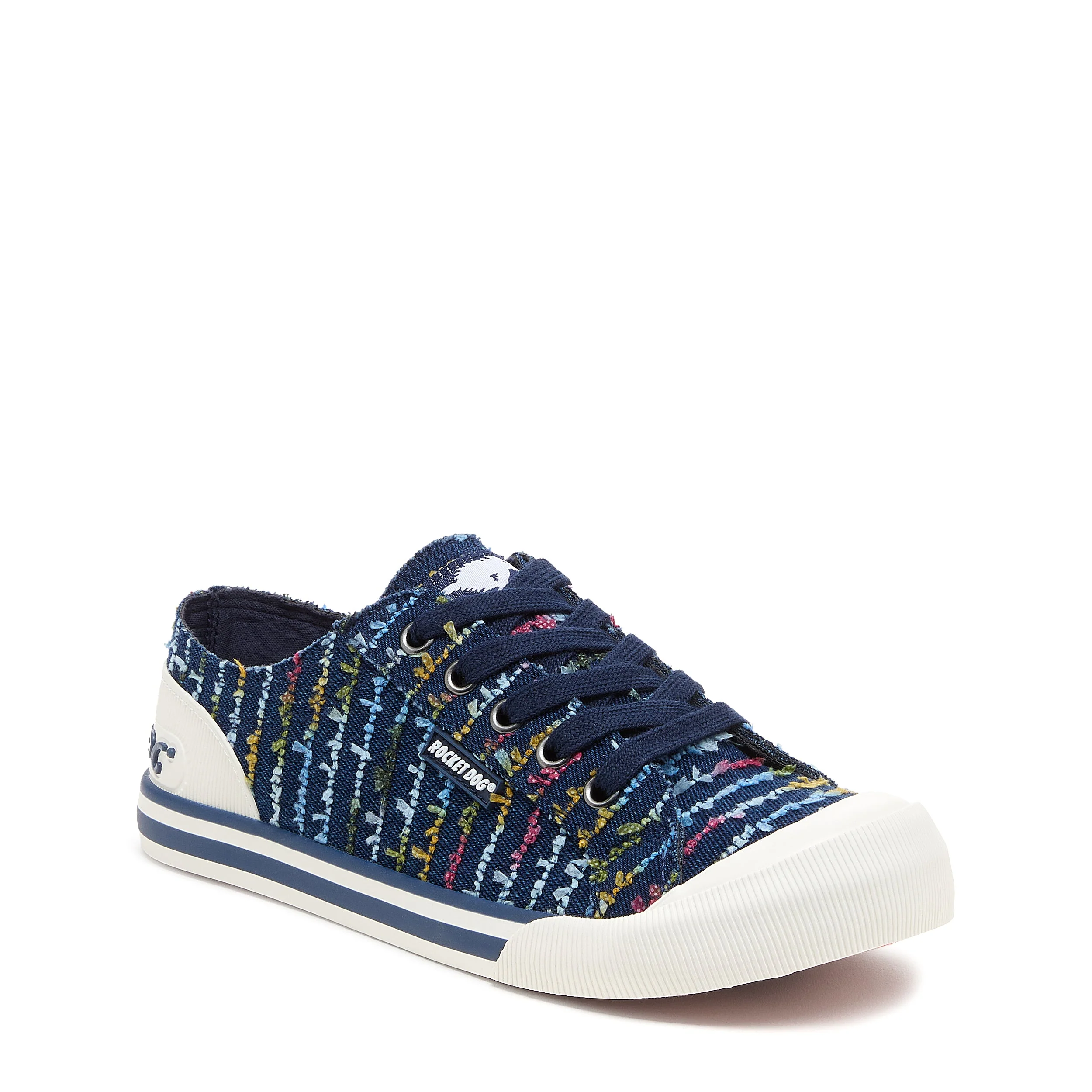Jazzin Blue Radio Stripe Sneaker - Image 2