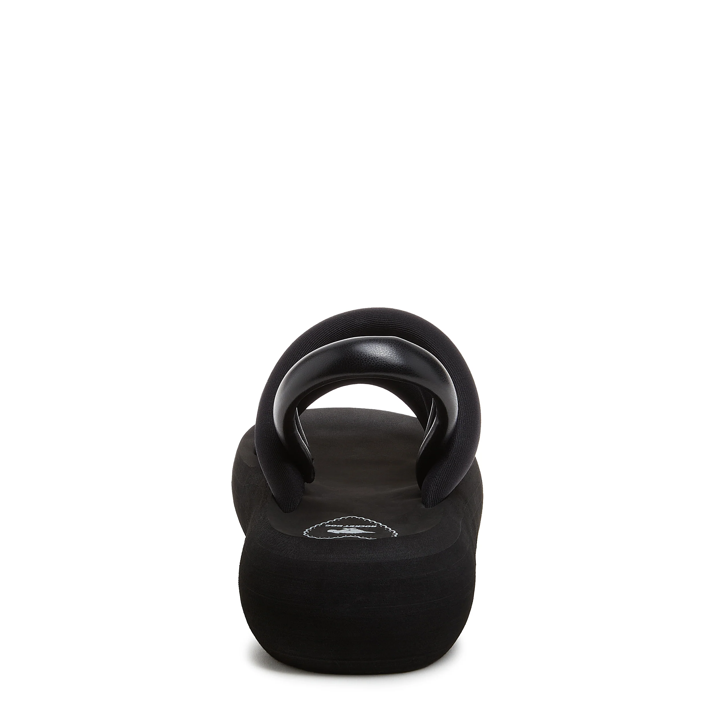 Smile Black Strappy Sandal - Image 5