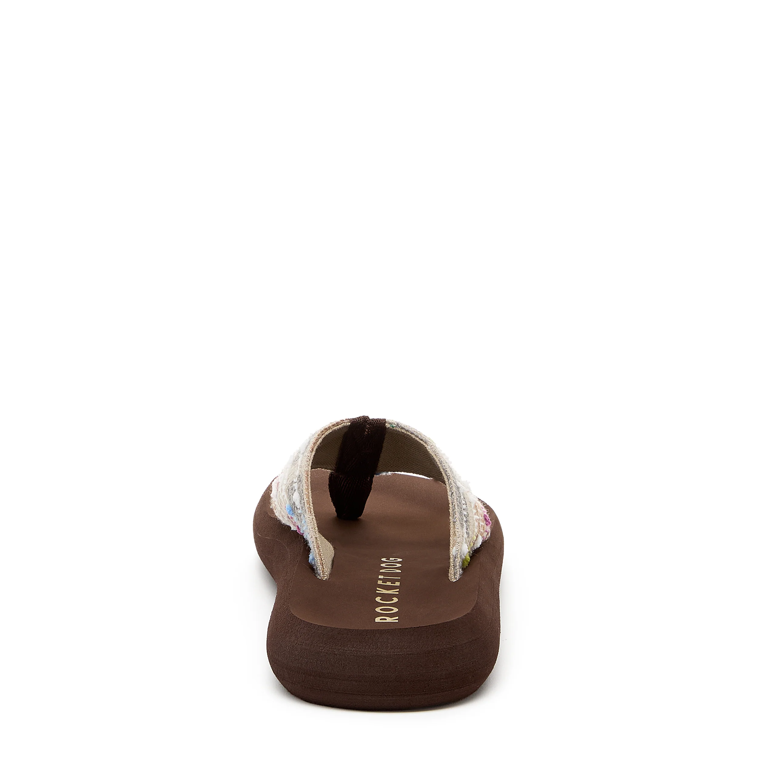Spotlight Brown Multi Woven Flip Flop - Image 5