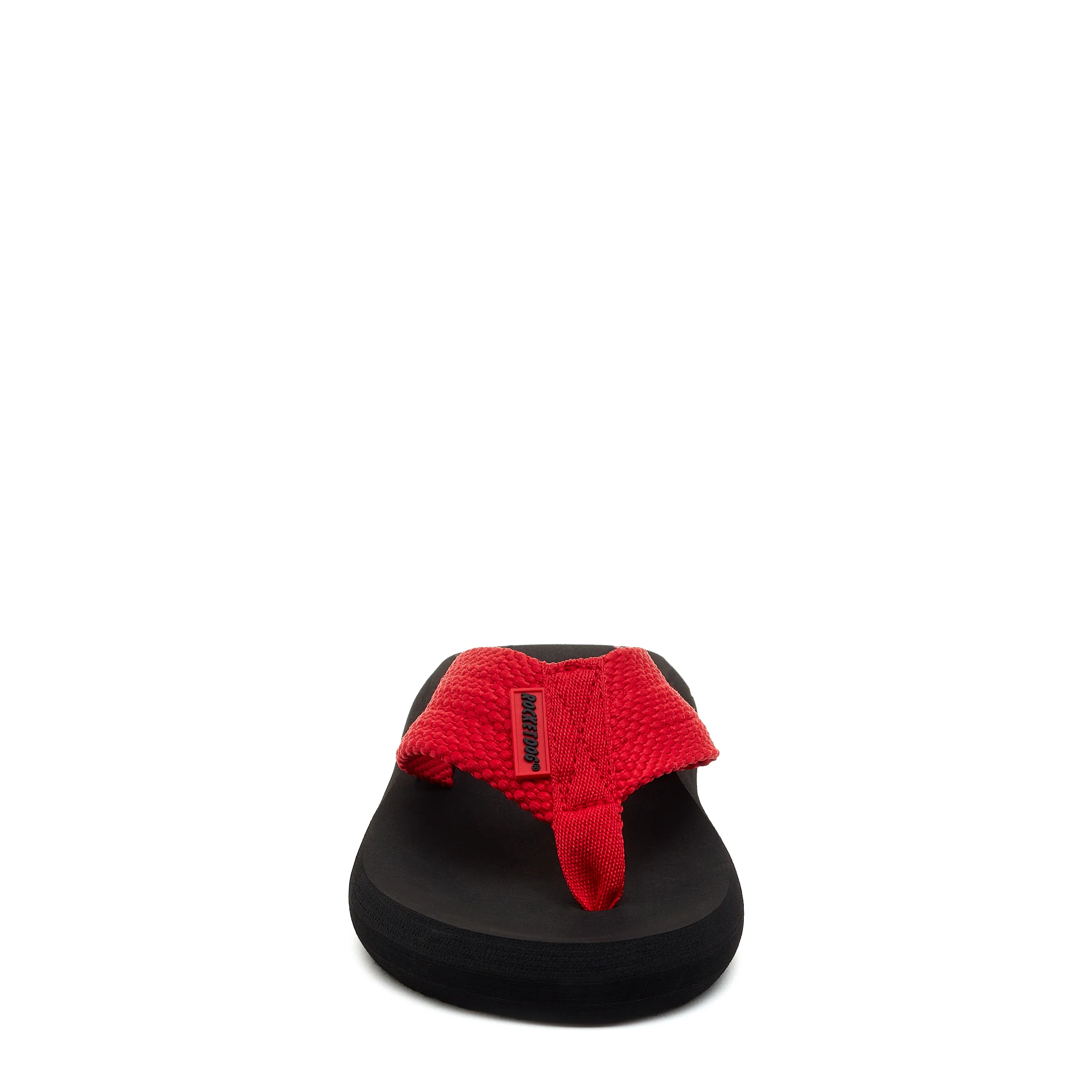 Sunset Red Webbing Flip Flop - Image 5