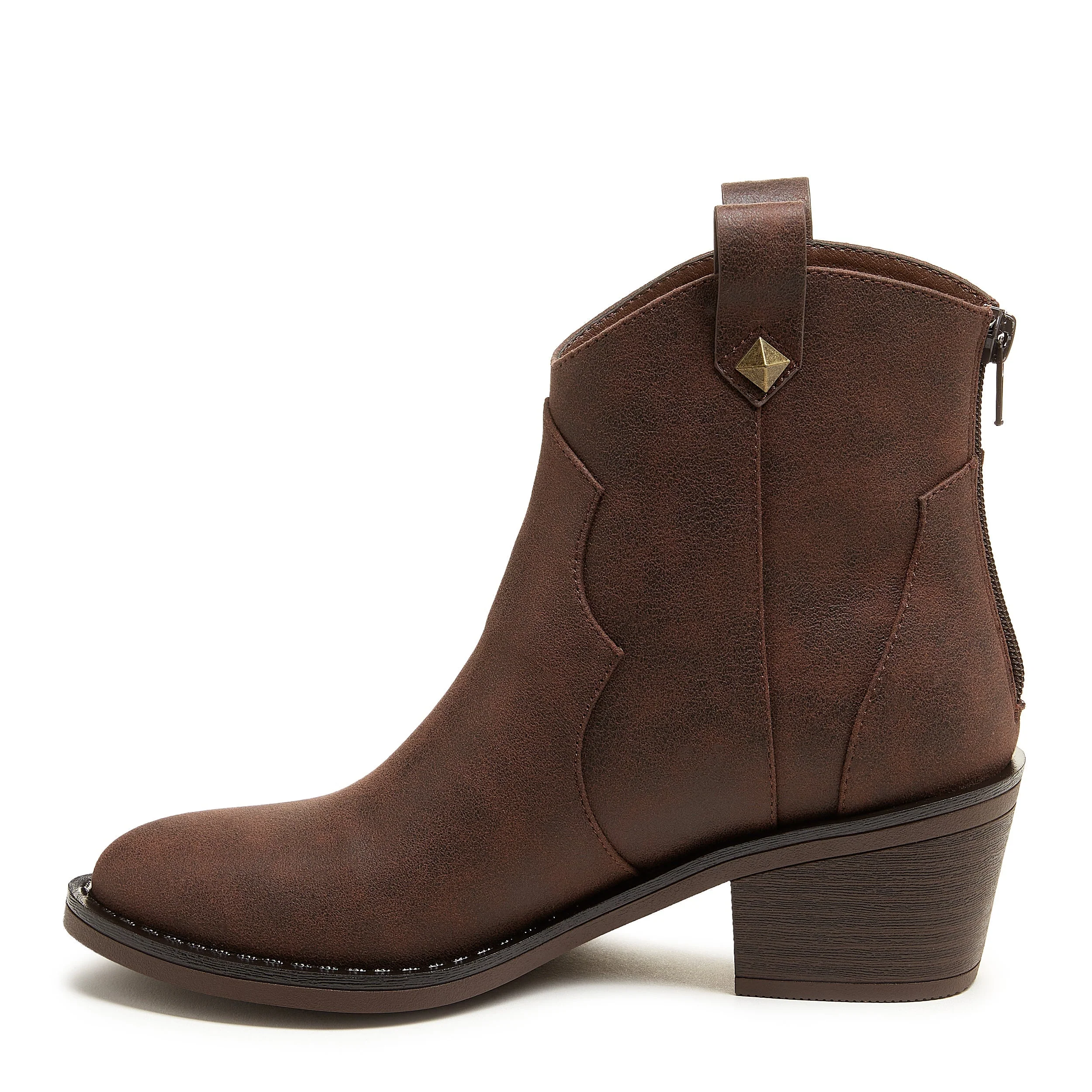 Yolanda Brown Western Bootie - Image 3